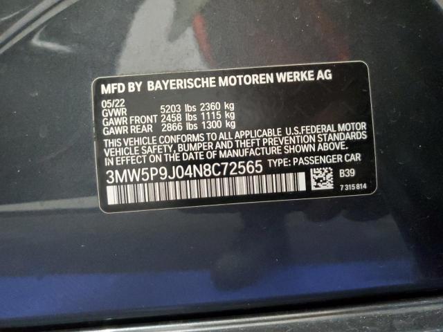 Photo 11 VIN: 3MW5P9J04N8C72565 - BMW 3 SERIES 