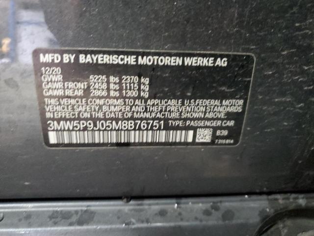 Photo 11 VIN: 3MW5P9J05M8B76751 - BMW 330XE 