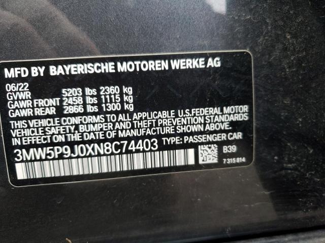 Photo 11 VIN: 3MW5P9J0XN8C74403 - BMW 3 SERIES 