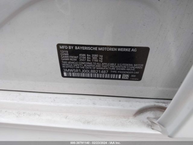 Photo 8 VIN: 3MW5R1J00L8B21487 - BMW 330I 