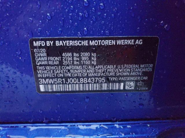 Photo 11 VIN: 3MW5R1J00L8B43795 - BMW 330I 