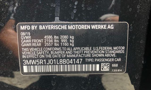 Photo 9 VIN: 3MW5R1J01L8B04147 - BMW 330 