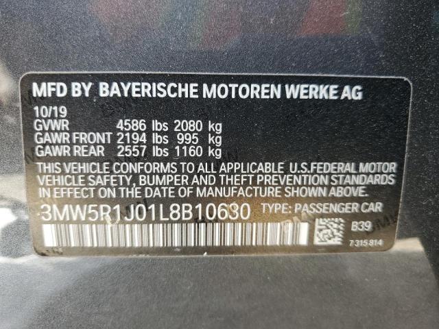 Photo 12 VIN: 3MW5R1J01L8B10630 - BMW 330I 