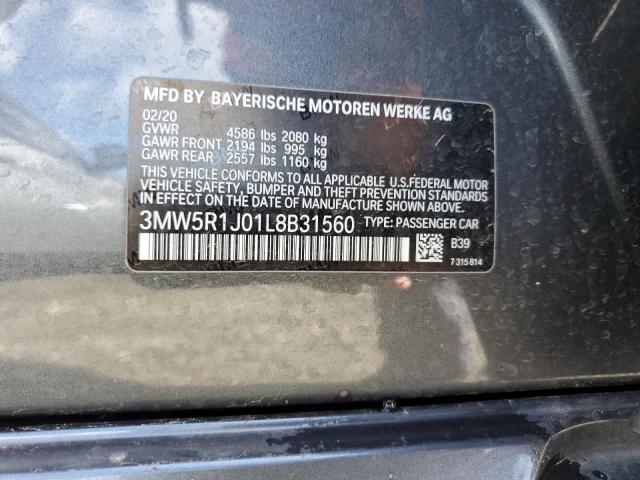 Photo 11 VIN: 3MW5R1J01L8B31560 - BMW 3 SERIES 