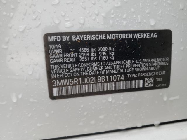 Photo 11 VIN: 3MW5R1J02L8B11074 - BMW 3 SERIES 