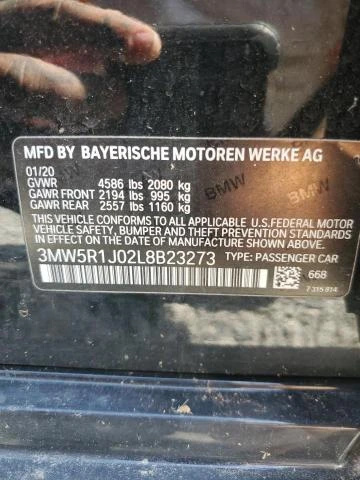 Photo 11 VIN: 3MW5R1J02L8B23273 - BMW 330I 