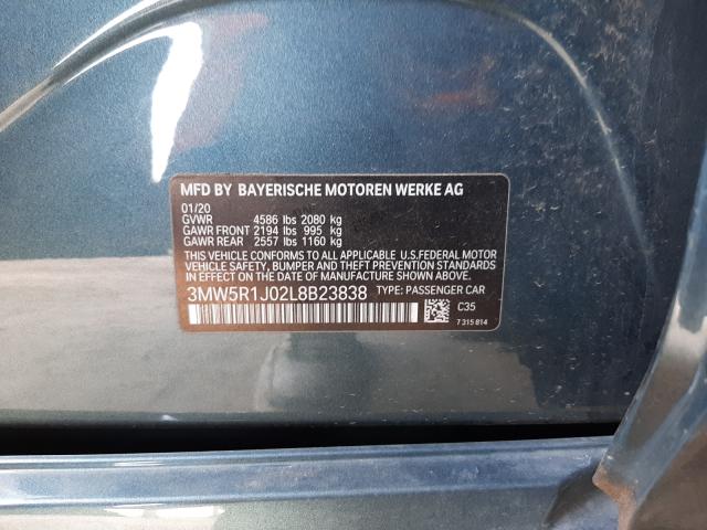 Photo 9 VIN: 3MW5R1J02L8B23838 - BMW 330I 