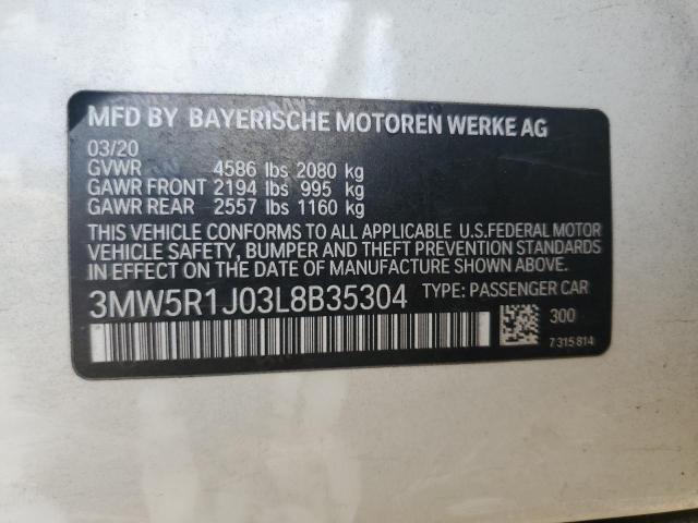 Photo 12 VIN: 3MW5R1J03L8B35304 - BMW 330I 