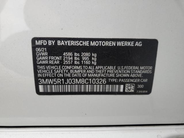 Photo 11 VIN: 3MW5R1J03M8C10326 - BMW 330I 