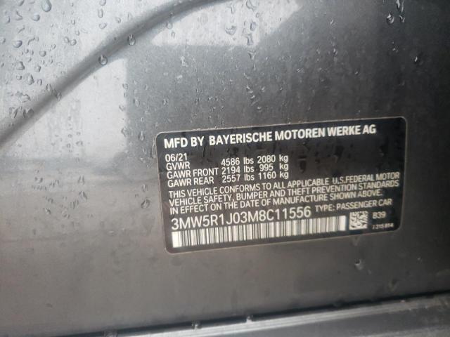 Photo 11 VIN: 3MW5R1J03M8C11556 - BMW 3 SERIES 