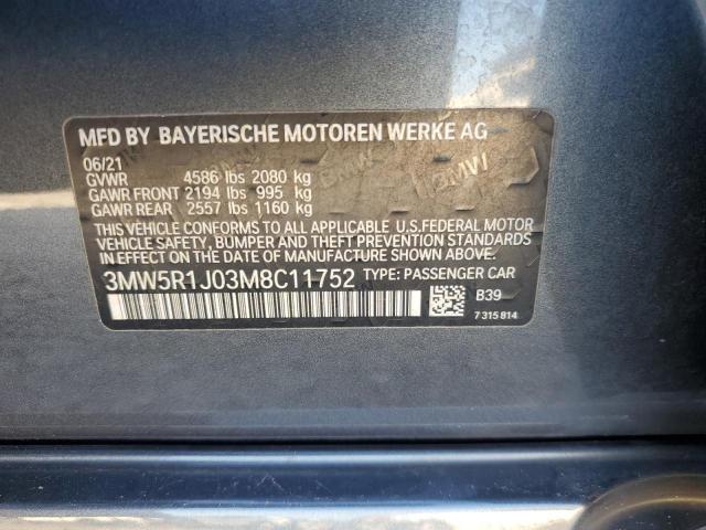 Photo 11 VIN: 3MW5R1J03M8C11752 - BMW 330I 