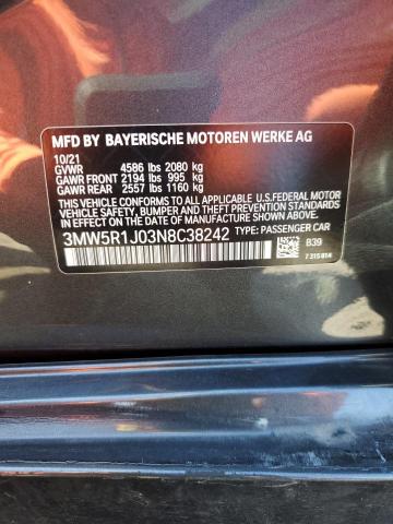 Photo 12 VIN: 3MW5R1J03N8C38242 - BMW 3 SERIES 