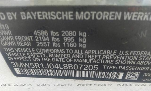 Photo 8 VIN: 3MW5R1J04L8B07205 - BMW 330 