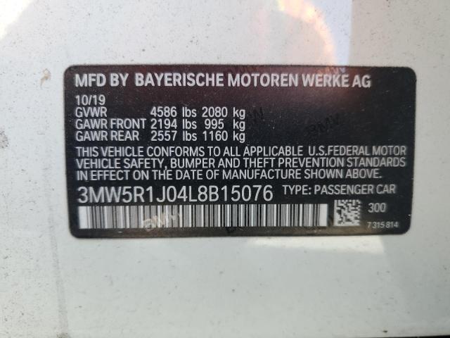 Photo 12 VIN: 3MW5R1J04L8B15076 - BMW 330I 