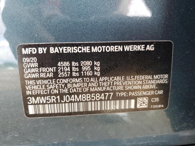 Photo 11 VIN: 3MW5R1J04M8B58477 - BMW 330I 