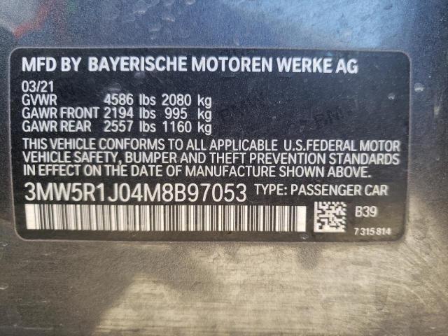 Photo 9 VIN: 3MW5R1J04M8B97053 - BMW 330I 