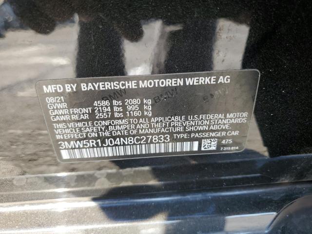 Photo 11 VIN: 3MW5R1J04N8C27833 - BMW 330I 