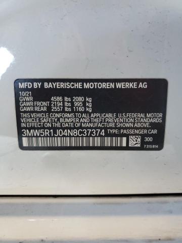 Photo 11 VIN: 3MW5R1J04N8C37374 - BMW 330I 