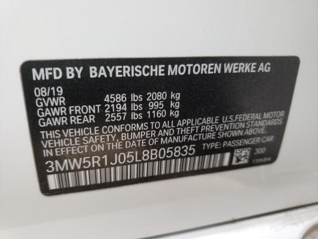 Photo 9 VIN: 3MW5R1J05L8B05835 - BMW 3 