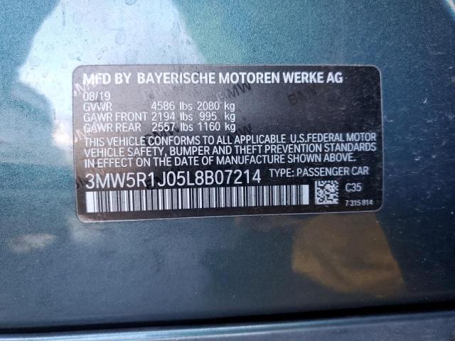 Photo 11 VIN: 3MW5R1J05L8B07214 - BMW 3 SERIES 