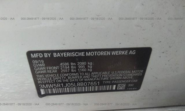 Photo 8 VIN: 3MW5R1J05L8B07651 - BMW 135 