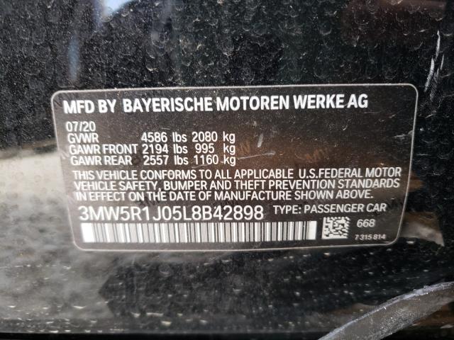 Photo 9 VIN: 3MW5R1J05L8B42898 - BMW 330I 