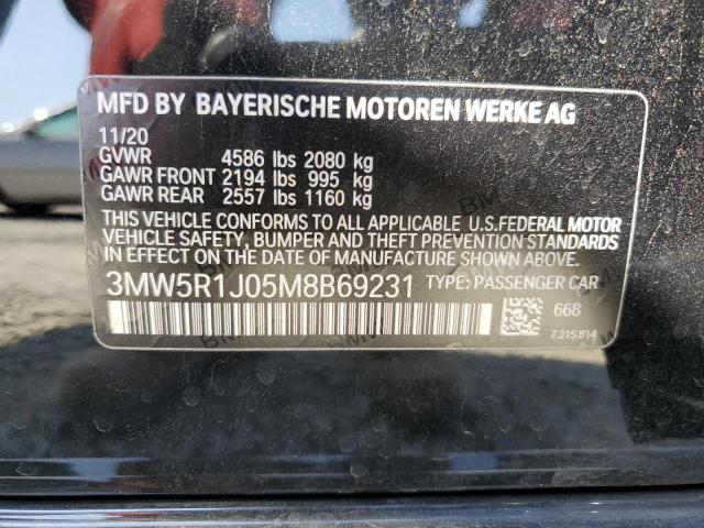 Photo 11 VIN: 3MW5R1J05M8B69231 - BMW 330I 