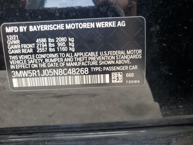 Photo 11 VIN: 3MW5R1J05N8C48268 - BMW 330I 