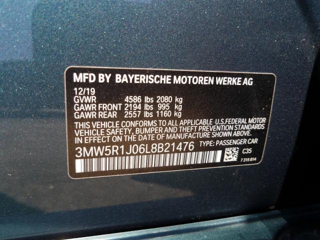 Photo 9 VIN: 3MW5R1J06L8B21476 - BMW 330I 