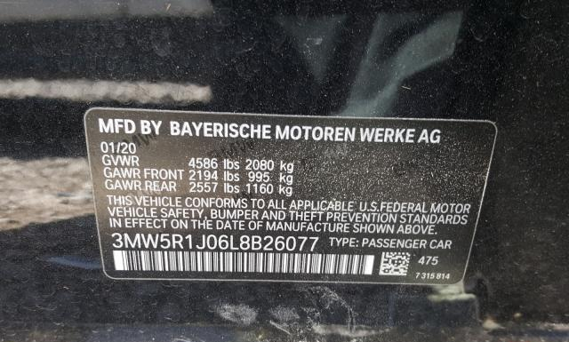 Photo 9 VIN: 3MW5R1J06L8B26077 - BMW 330 