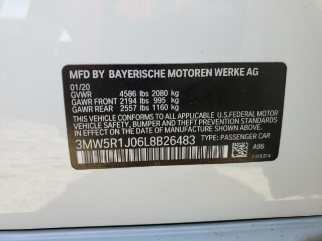 Photo 11 VIN: 3MW5R1J06L8B26483 - BMW 3 SERIES 