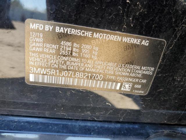 Photo 11 VIN: 3MW5R1J07L8B21700 - BMW 3 SERIES 