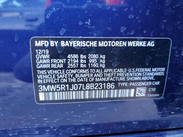 Photo 12 VIN: 3MW5R1J07L8B23186 - BMW 3 SERIES 