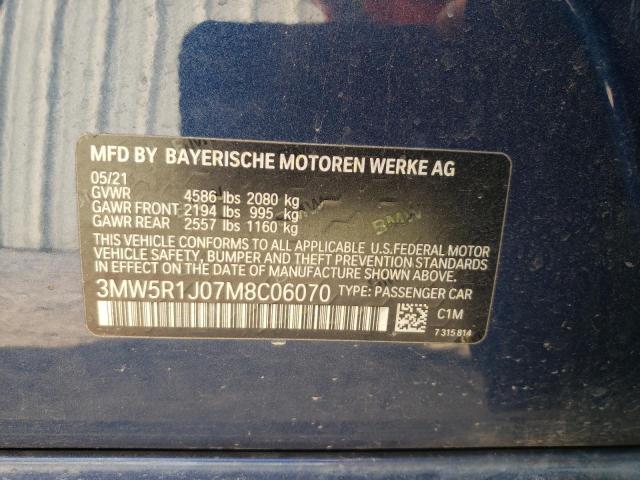 Photo 11 VIN: 3MW5R1J07M8C06070 - BMW 330I 