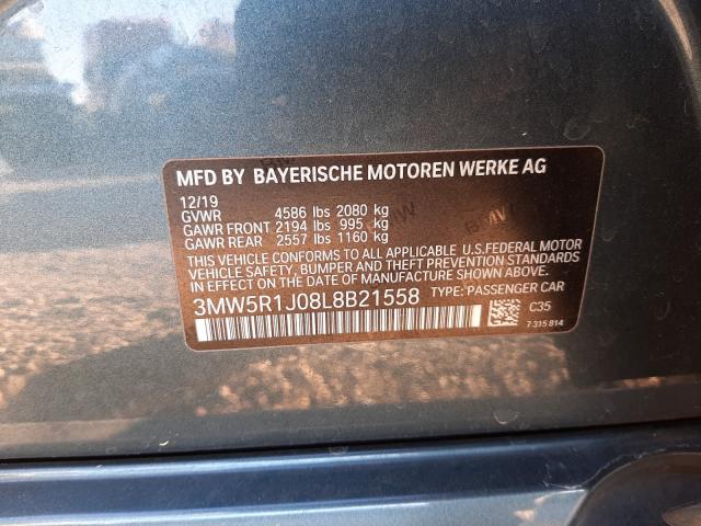 Photo 9 VIN: 3MW5R1J08L8B21558 - BMW 330I 