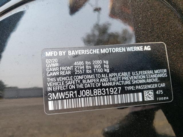 Photo 9 VIN: 3MW5R1J08L8B31927 - BMW 330I 