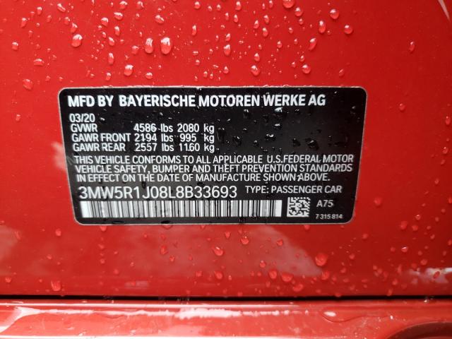 Photo 9 VIN: 3MW5R1J08L8B33693 - BMW 330I 