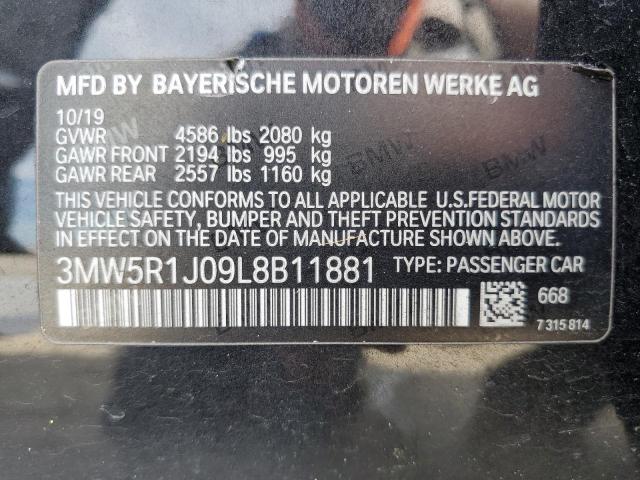 Photo 11 VIN: 3MW5R1J09L8B11881 - BMW 330I 