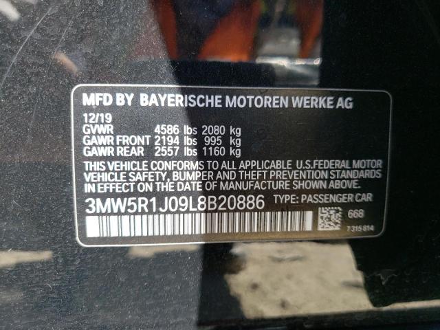 Photo 11 VIN: 3MW5R1J09L8B20886 - BMW 330I 