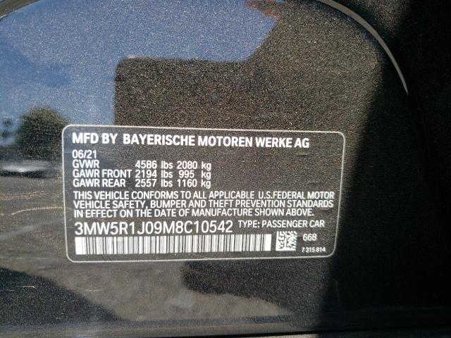 Photo 9 VIN: 3MW5R1J09M8C10542 - BMW 330I 