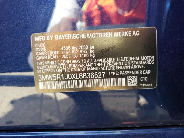 Photo 9 VIN: 3MW5R1J0XL8B36627 - BMW 330I 