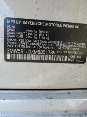 Photo 11 VIN: 3MW5R1J0XM8B51789 - BMW 330I 