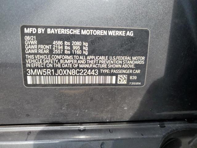 Photo 11 VIN: 3MW5R1J0XN8C22443 - BMW 330I 