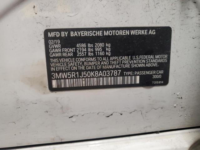 Photo 11 VIN: 3MW5R1J50K8A03787 - BMW 330I 