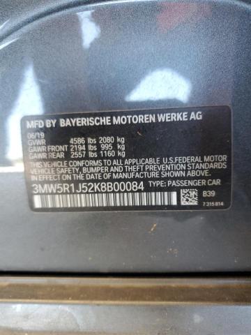 Photo 11 VIN: 3MW5R1J52K8B00084 - BMW 3 SERIES 