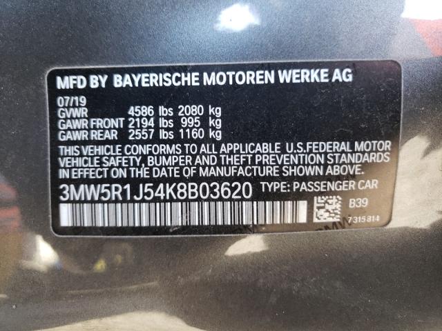 Photo 9 VIN: 3MW5R1J54K8B03620 - BMW 330I 