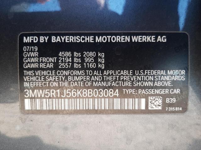 Photo 11 VIN: 3MW5R1J56K8B03084 - BMW 330I 