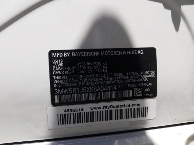 Photo 9 VIN: 3MW5R1J5XK8A04414 - BMW 330I 