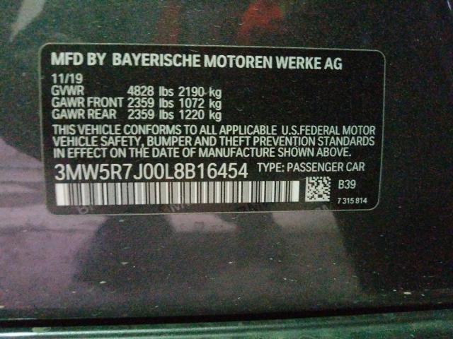 Photo 9 VIN: 3MW5R7J00L8B16454 - BMW 330XI 