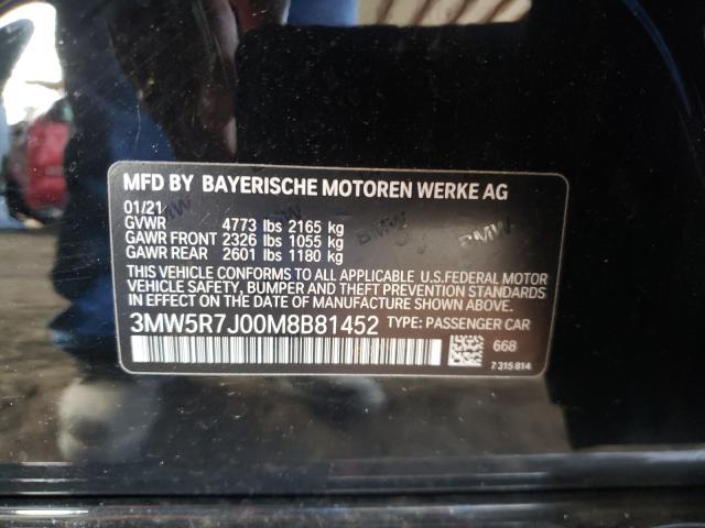 Photo 9 VIN: 3MW5R7J00M8B81452 - BMW 330XI 